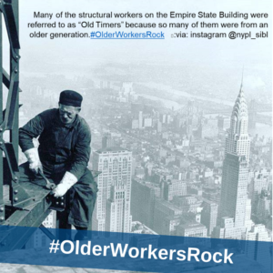 NYC Empire State Building #OlderWorkersRock